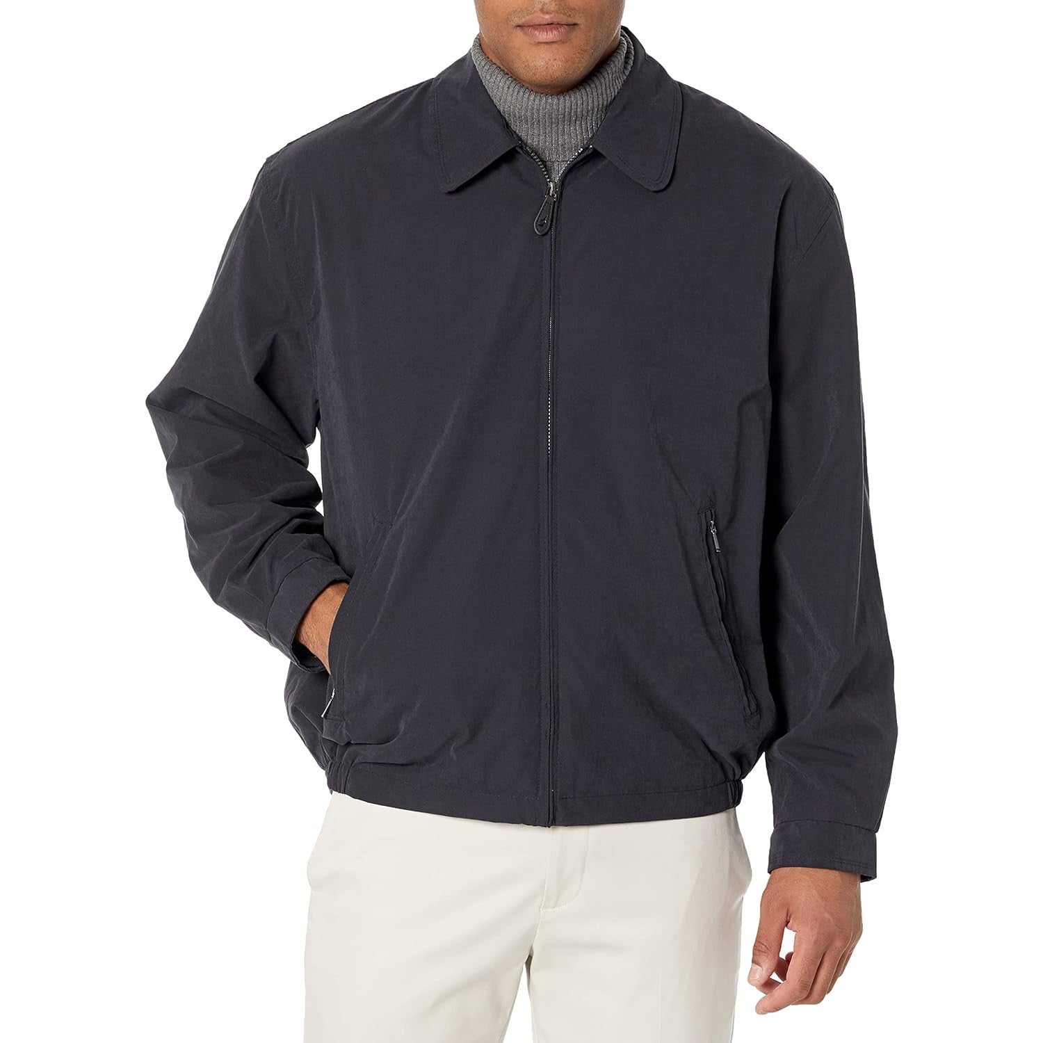 London Fog Tall Auburn Golf Jacket Lightweight Cotton